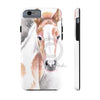 Horse Foal Ginger Appaloosa Watercolor Art Case Mate Tough Phone Cases Iphone 6/6S