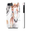 Horse Foal Ginger Appaloosa Watercolor Art Case Mate Tough Phone Cases Iphone 7 8