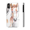 Horse Foal Ginger Appaloosa Watercolor Art Case Mate Tough Phone Cases Iphone X