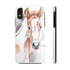 Horse Foal Ginger Appaloosa Watercolor Art Case Mate Tough Phone Cases Iphone Xr