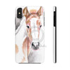 Horse Foal Ginger Appaloosa Watercolor Art Case Mate Tough Phone Cases Iphone Xs Max