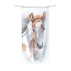 Horse Foal Ginger Appaloosa Watercolor Art Polycotton Towel 36 × 72 Home Decor