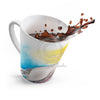 Horse Rainbow Running Watercolor Art Latte Mug Mug