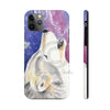Howling Cosmic Wolf Watercolor Ink Art Case Mate Tough Phone Cases Iphone 11 Pro Max