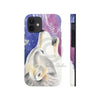 Howling Cosmic Wolf Watercolor Ink Art Case Mate Tough Phone Cases Iphone 12 Mini
