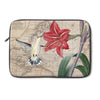 Hummingbird And Red Amaryllis Collage Laptop Sleeve 13