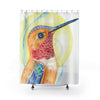 Hummingbird Colored Pencil Art Shower Curtains 71 X 74 Home Decor