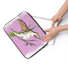 Hummingbird Doodle Cute Pink Laptop Sleeve