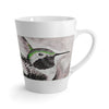 Hummingbird Green Black Ink Art Latte Mug 12Oz Mug