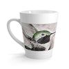 Hummingbird Green Black Ink Art Latte Mug Mug
