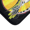 Hummingbird Ink Art Dark Bluish Bath Mat Home Decor