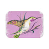 Hummingbird Ink Art Pink Bath Mat Small 24X17 Home Decor