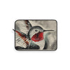 Hummingbird Red Black Ink Art Laptop Sleeve 12
