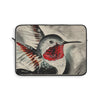 Hummingbird Red Black Ink Art Laptop Sleeve 13
