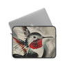 Hummingbird Red Black Ink Art Laptop Sleeve