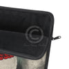 Hummingbird Red Black Ink Art Laptop Sleeve