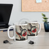 Hummingbird Red Black Ink Art Mug 11Oz