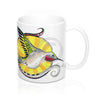 Hummingbird Sun Tribal Ink Art Mug 11Oz