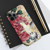 Hummingbirds Pink Peony Music Art Case Mate Tough Phone Cases