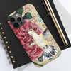 Hummingbirds Pink Peony Music Art Case Mate Tough Phone Cases