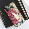 Hummingbirds Pink Peony Music Art Case Mate Tough Phone Cases