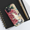 Hummingbirds Pink Peony Music Art Case Mate Tough Phone Cases