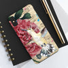 Hummingbirds Pink Peony Music Art Case Mate Tough Phone Cases