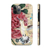 Hummingbirds Pink Peony Music Art Case Mate Tough Phone Cases Iphone 11 Pro