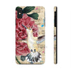 Hummingbirds Pink Peony Music Art Case Mate Tough Phone Cases Iphone Xs Max