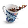 Humpback Galaxy Watercolor Art Latte Mug Mug