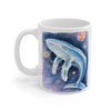 Humpback Galaxy Watercolor Art Mug 11Oz