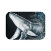 Humpback Whale Bubbles Ink Bath Mat 24 × 17 Home Decor