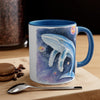 Humpback Whale Galaxy Watercolor Art Accent Coffee Mug 11Oz