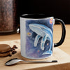 Humpback Whale Galaxy Watercolor Art Accent Coffee Mug 11Oz