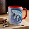 Humpback Whale Galaxy Watercolor Art Accent Coffee Mug 11Oz