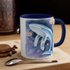 Humpback Whale Galaxy Watercolor Art Accent Coffee Mug 11Oz