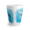 Humpback Whale Tribal Doodle Blue Latte Mug Mug