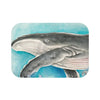Humpback Whale Watercolor Bath Mat 24 × 17 Home Decor