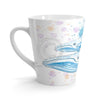Humpback Whales Family Cute Watercolor White Latte Mug 12Oz Mug