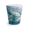 Humpback Whales Vintage Map Love Latte Mug 12Oz Mug