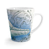 Humpback Whales Vintage Map Love Latte Mug Mug