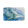 Humpback Whales Vintage Map Watercolor Bath Mat Large 34X21 Home Decor
