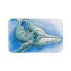 Humpback Whales Watercolor Bath Mat Large 34X21 Home Decor
