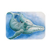 Humpback Whales Watercolor Bath Mat Small 24X17 Home Decor