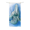 Humpback Whales Watercolor Polycotton Towel 36X72 Home Decor