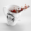 Husky Run Art White Latte Mug Mug