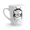 Husky Run Art White Latte Mug Mug