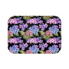 Hydrangea Purple Violet Black Chic Bath Mat Small 24X17 Home Decor