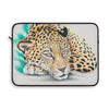 Jaguar Napping Soft Pastel Art Laptop Sleeve 15