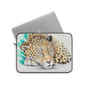 Jaguar Napping Soft Pastel Art Laptop Sleeve